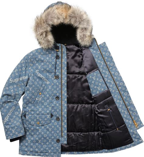 lv supreme blue jacket|louis vuitton x supreme outlet.